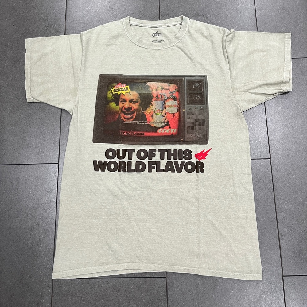 Travis Scott Cacti Commercial “Out Of This World” tee